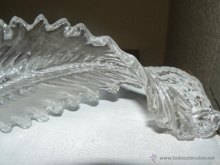 Antig&uuml;edades: PRECIOSA HOJA DE CRISTAL - Foto 3