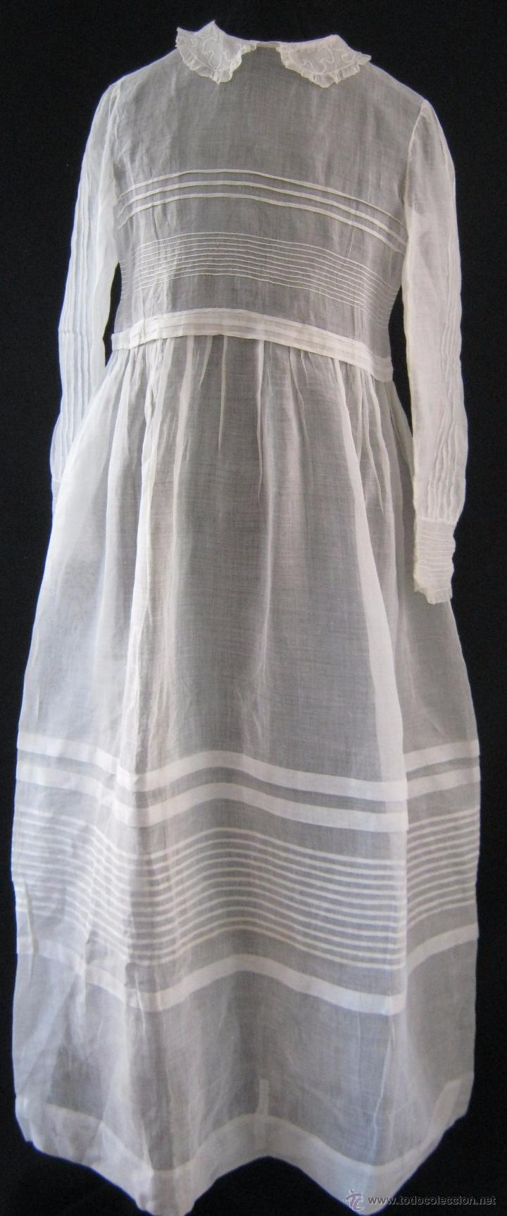 antiguo vestido de organza para primera comunió - Buy on