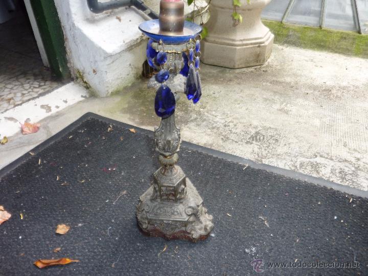 Antig&uuml;edades: Antiguo candelabro/velero de iglesia. - Foto 1