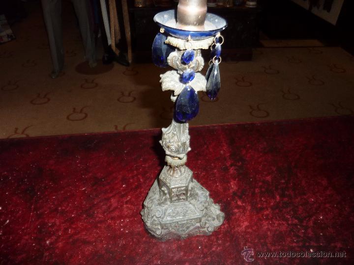 Antig&uuml;edades: Antiguo candelabro/velero de iglesia. - Foto 3