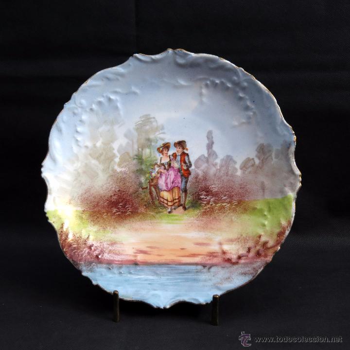 Antig&uuml;edades: PLATO PORCELANA (CAPLAN PARIS) S. XIX IMPECABLE - Foto 1