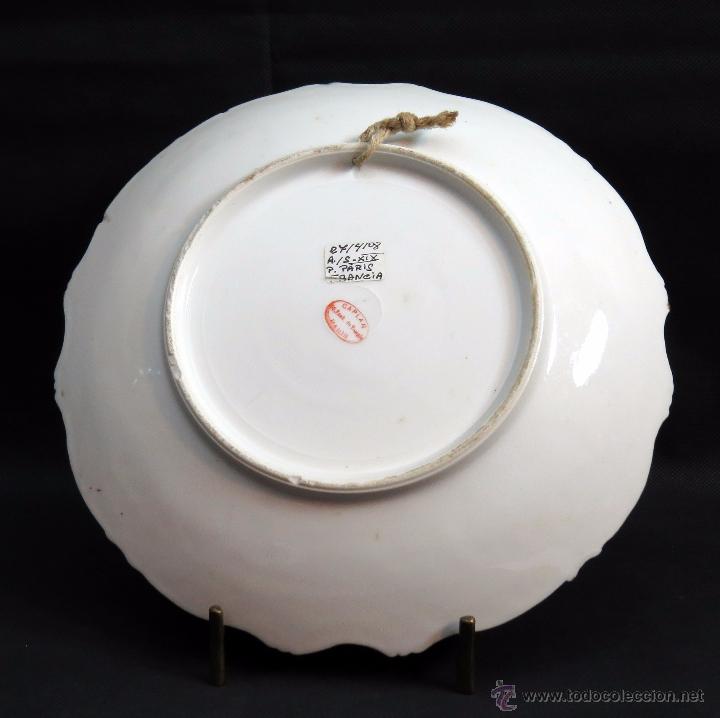 Antig&uuml;edades: PLATO PORCELANA (CAPLAN PARIS) S. XIX IMPECABLE - Foto 2