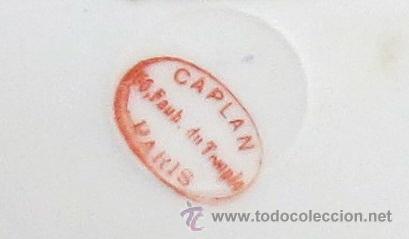 Antig&uuml;edades: PLATO PORCELANA (CAPLAN PARIS) S. XIX IMPECABLE - Foto 3