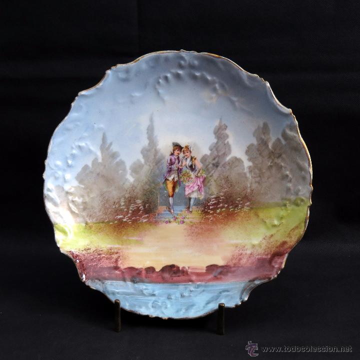 Antig&uuml;edades: PLATO PORCELANA (CAPLAN PARIS) S. XIX IMPECABLE - Foto 1