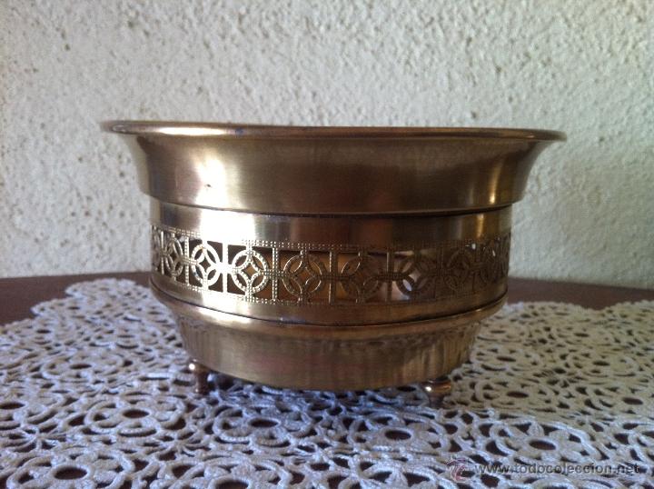 Antig&uuml;edades: CENTRO  DE LAT&Oacute;N O BRONCE  MIDE  19 CM DE DI&Aacute;METRO - Foto 1