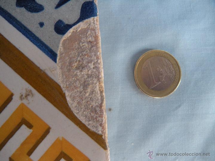 Antig&uuml;edades: ANTIGUO AZULEJO DE 20 X 20 CM - Foto 2