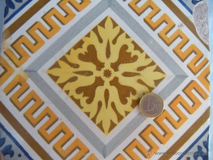 Antig&uuml;edades: ANTIGUO AZULEJO DE 20 X 20 CM - Foto 4
