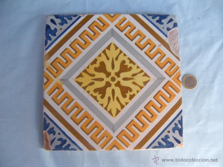 Antig&uuml;edades: ANTIGUO AZULEJO DE 20 X 20 CM - Foto 5