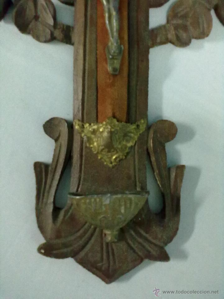 Antig&uuml;edades: BENDITERA CRISTO EN LA CRUZ - Foto 2