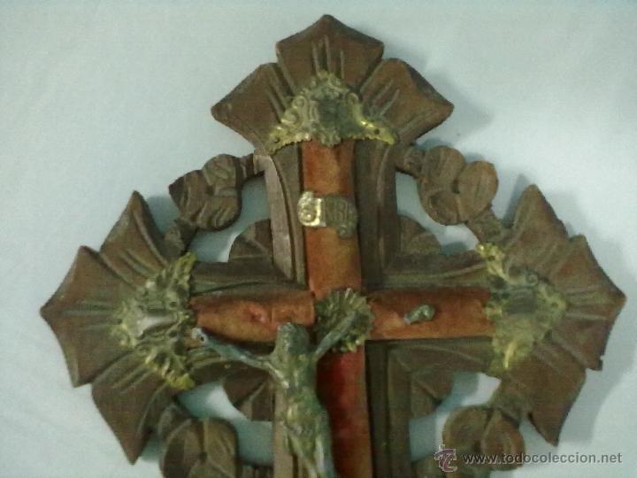 Antig&uuml;edades: BENDITERA CRISTO EN LA CRUZ - Foto 4