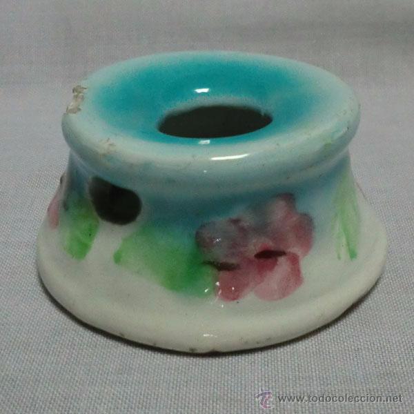 Antig&uuml;edades: ANTIGUO TINTERO DE PORCELANA - Foto 1
