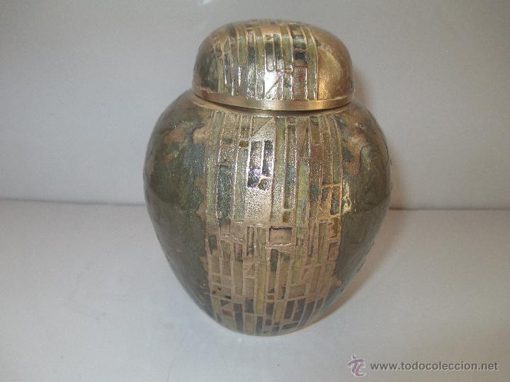 Antig&uuml;edades: JOYERO Y TIBOR DE BRONCE ANTIGUO - Foto 2