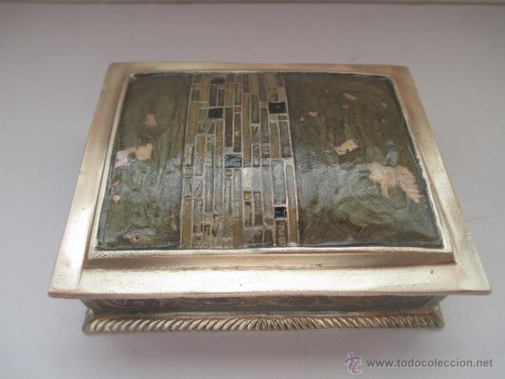 Antig&uuml;edades: JOYERO Y TIBOR DE BRONCE ANTIGUO - Foto 3