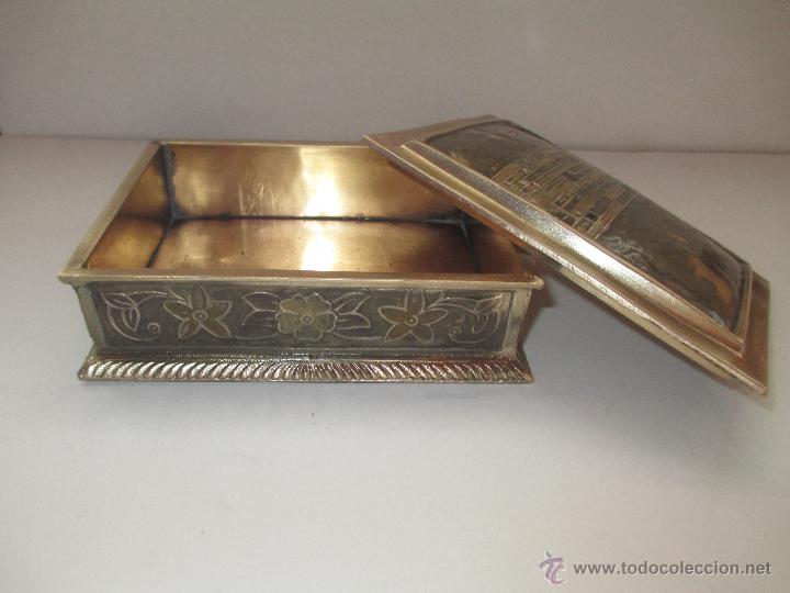 Antig&uuml;edades: JOYERO Y TIBOR DE BRONCE ANTIGUO - Foto 4