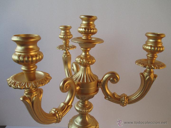 Antig&uuml;edades: CANDELABRO DE METAL - Foto 4