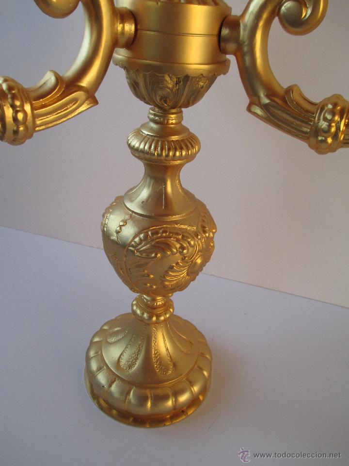 Antig&uuml;edades: CANDELABRO DE METAL - Foto 5