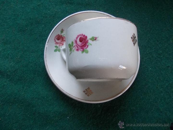Antig&uuml;edades: plato antiguo con taza - Foto 1