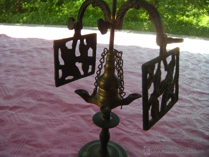 Antig&uuml;edades: VEL&Oacute;N CANDIL DE BRONCE - Foto 1