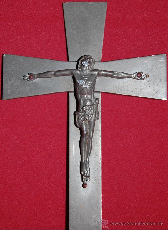 Antig&uuml;edades: ANTIGUO CRUCIFIJO DE ALTAR - Foto 3