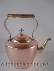 Antig&uuml;edades: CAFETERA ANTIGUA DE COBRE - Foto 1