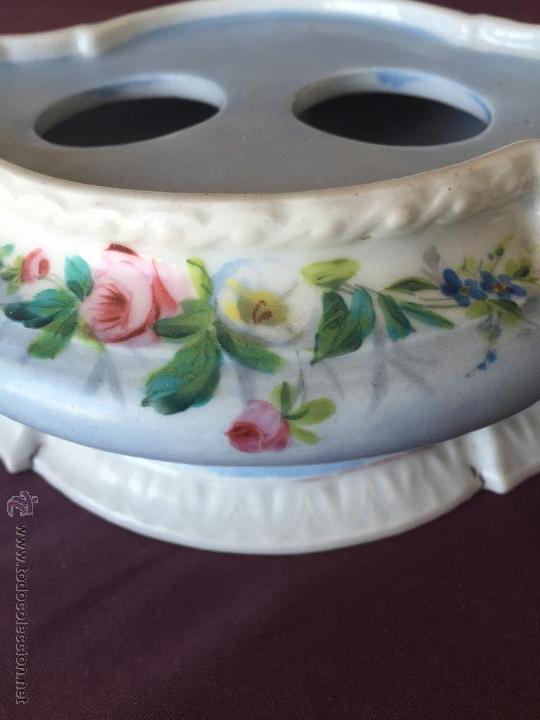 Antig&uuml;edades: ESCRIBANIA PORCELANA - Foto 5
