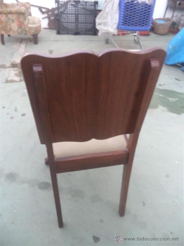 Antig&uuml;edades: silla de madera de teka - Foto 2