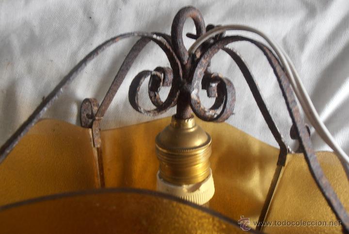 Antig&uuml;edades: FAROL ANTIGUO DE FORJA, - Foto 4