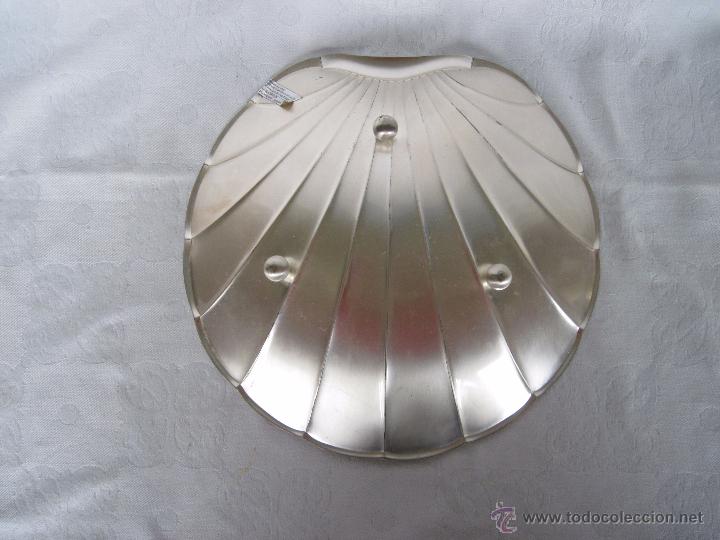 Antig&uuml;edades: Fuente en forma de concha grande silverplated - Foto 2