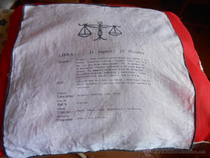 Antig&uuml;edades: Pa&ntilde;uelo Zod&iacute;aco signo LIBRA - Foto 2