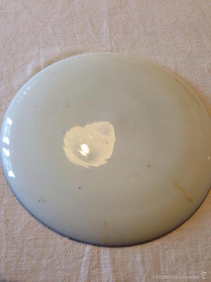 Antig&uuml;edades: Plato de porcelana - Foto 2