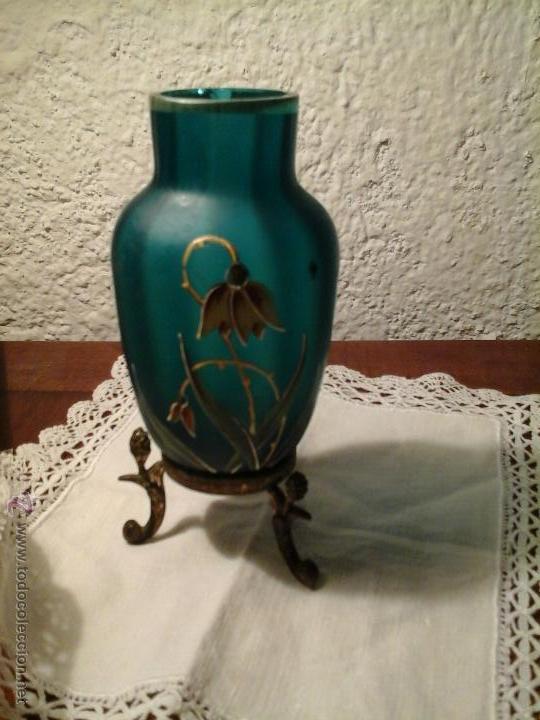 Antig&uuml;edades: Jarron modernista esmaltado - Foto 2