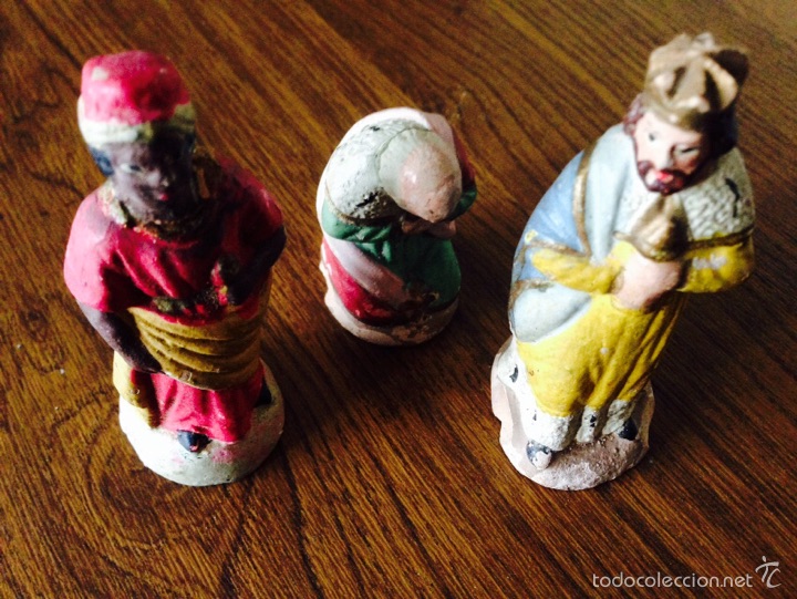 Antig&uuml;edades: Figuras de barro del belen - Foto 2