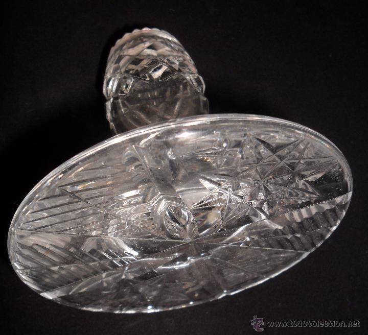 Antig&uuml;edades: Pareja candelabros cristal - Foto 4