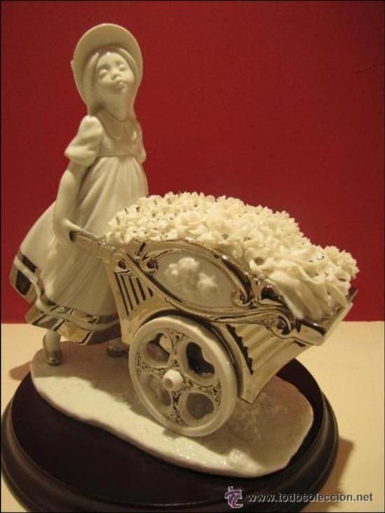 Antig&uuml;edades: CON FLORES AL MERCADO RE DECO DE LLADRO REF. 7046 - Foto 1