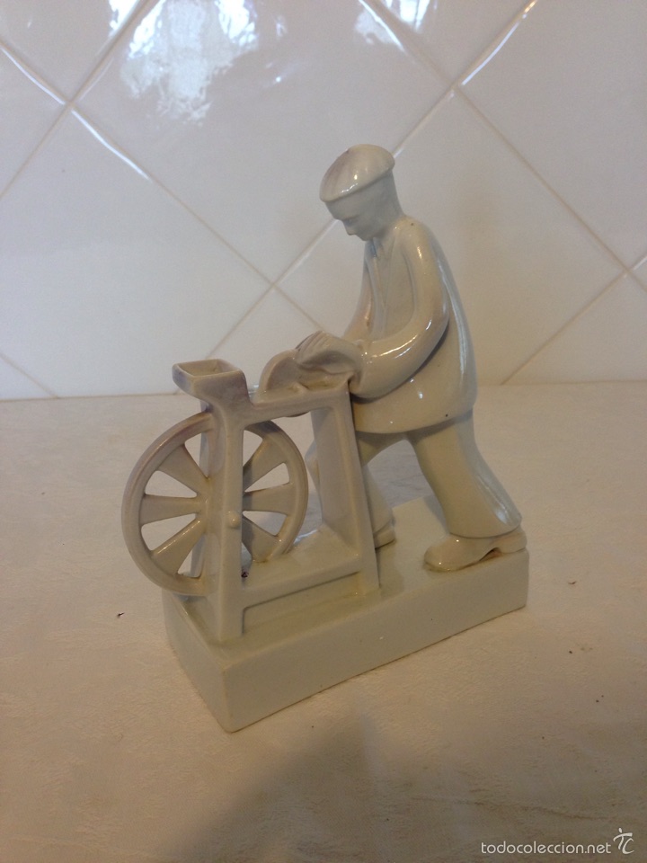 Antig&uuml;edades: Afilador de porcelana - Foto 2