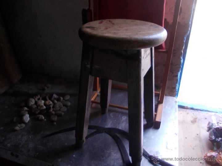 Antig&uuml;edades: banco de madera antiguo - Foto 4
