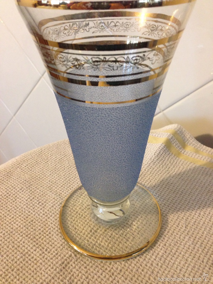 Antig&uuml;edades: Botella licorera de Murano - Foto 3