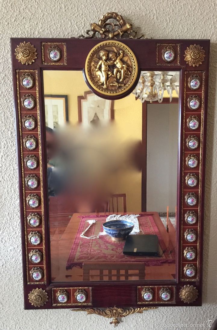 Antig&uuml;edades: Consola y espejo estilo Luis XVI - Foto 4