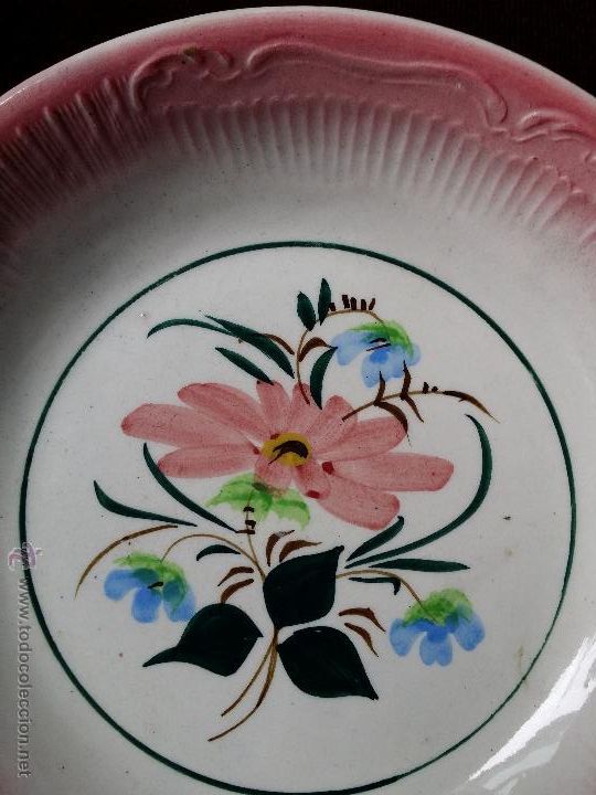 Antig&uuml;edades: PLATOS DE CERAMICA DE MANISES - Foto 3