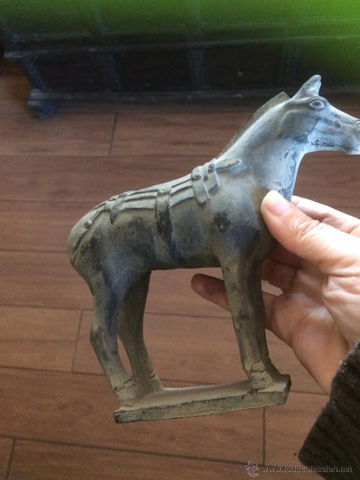 Antig&uuml;edades: CABALLO DE TERRACOTA XIAN - Foto 2