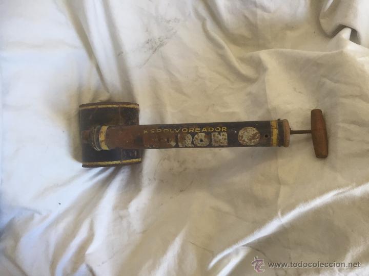 Oggetti Antichi: DIFICIL ESPOLVOREADOR MARCA HURON ANTIGUO GRANDE