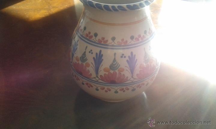 Antig&uuml;edades: BONITO JARRON DE CERAMICA. - Foto 2