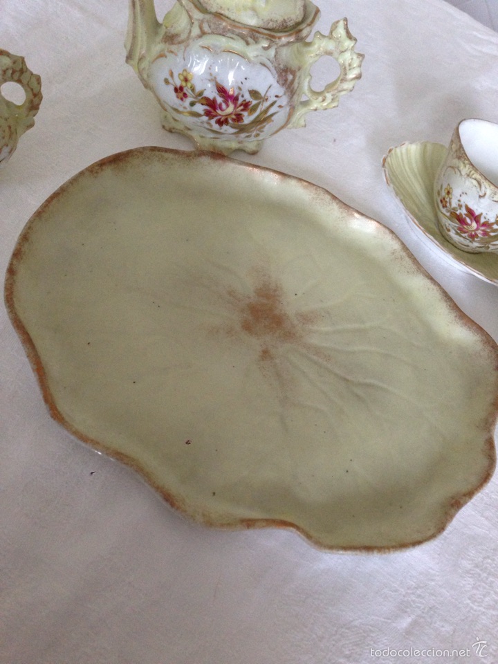 Antig&uuml;edades: Servicio de t&eacute; de biscuit - Foto 2