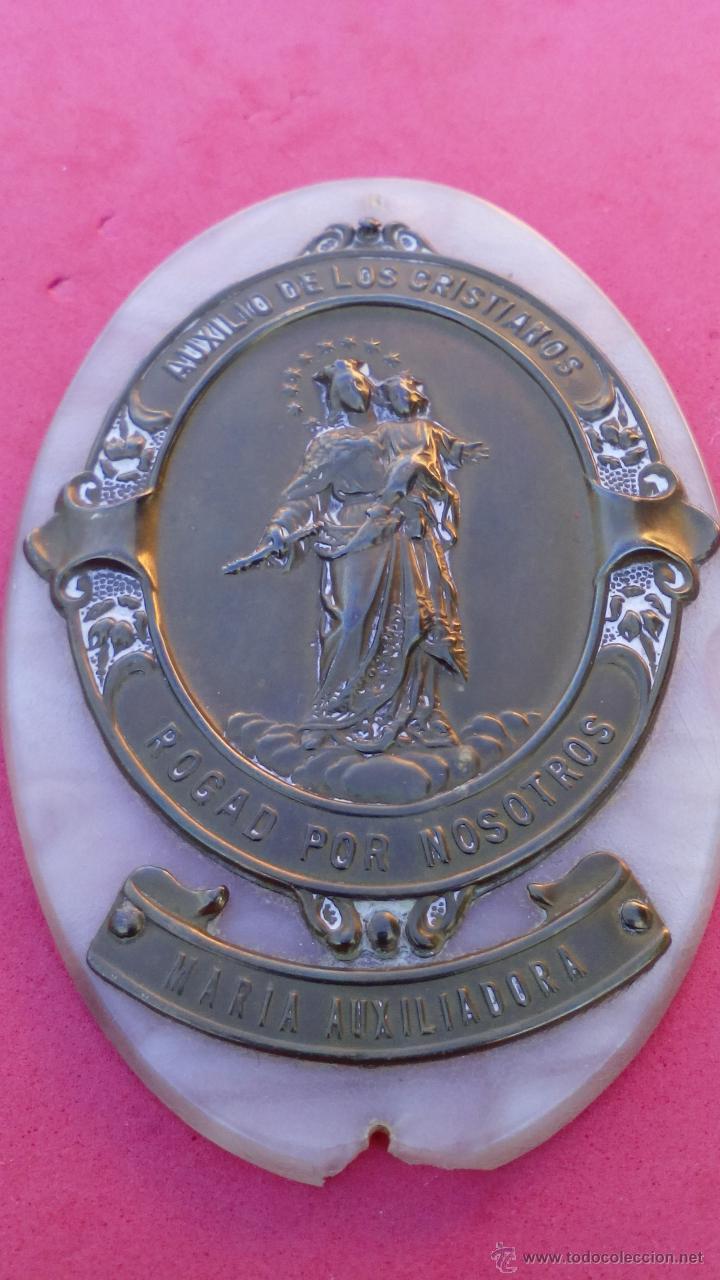 Antig&uuml;edades: PLACA MARIA AUXILIADORA - Foto 2