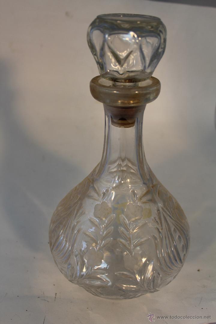 Antig&uuml;edades: LICORERA EN CRISTAL TALLADO - Foto 3