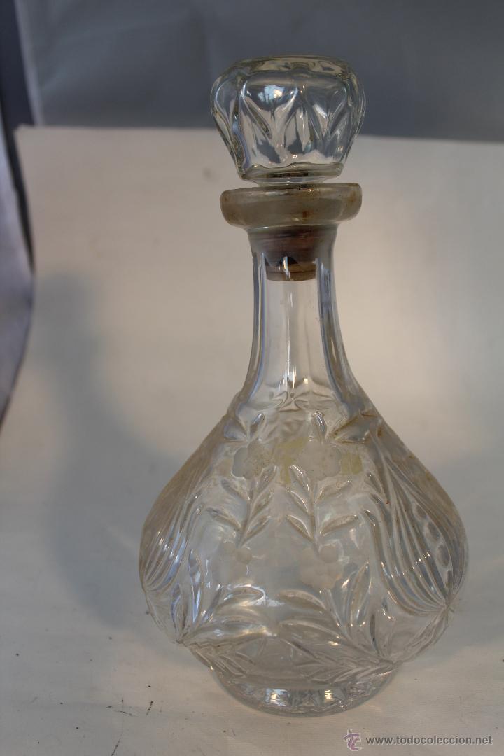 Antig&uuml;edades: LICORERA EN CRISTAL TALLADO - Foto 4