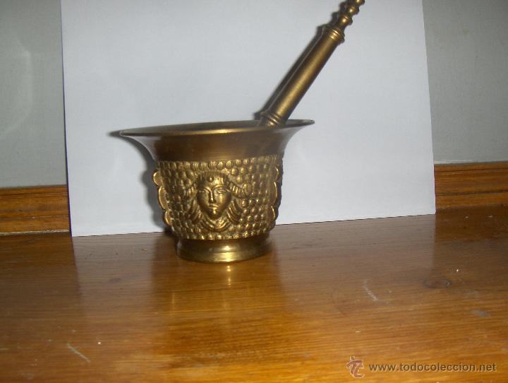 Antig&uuml;edades: ESTUPENDO ALMIREZ DE BRONCE CON 3 CARAS. - Foto 2