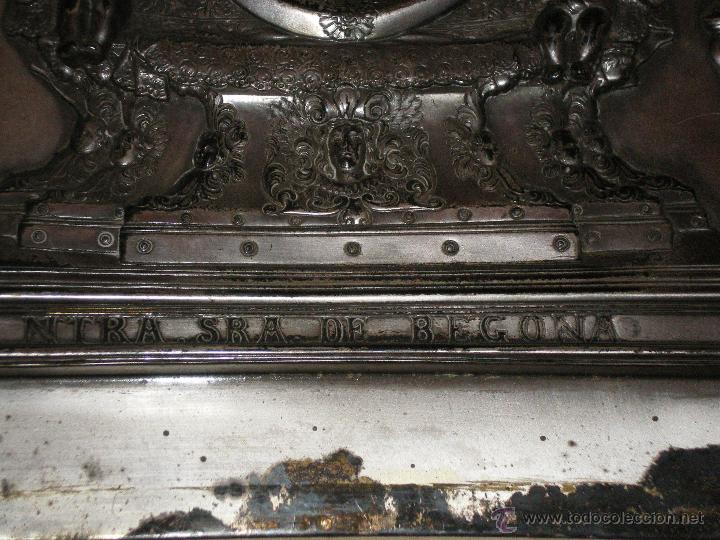 Antig&uuml;edades: Magnifica virgen de BEGO&Ntilde;A en galvano - Foto 3