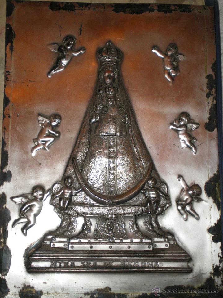 Antig&uuml;edades: Magnifica virgen de BEGO&Ntilde;A en galvano - Foto 4