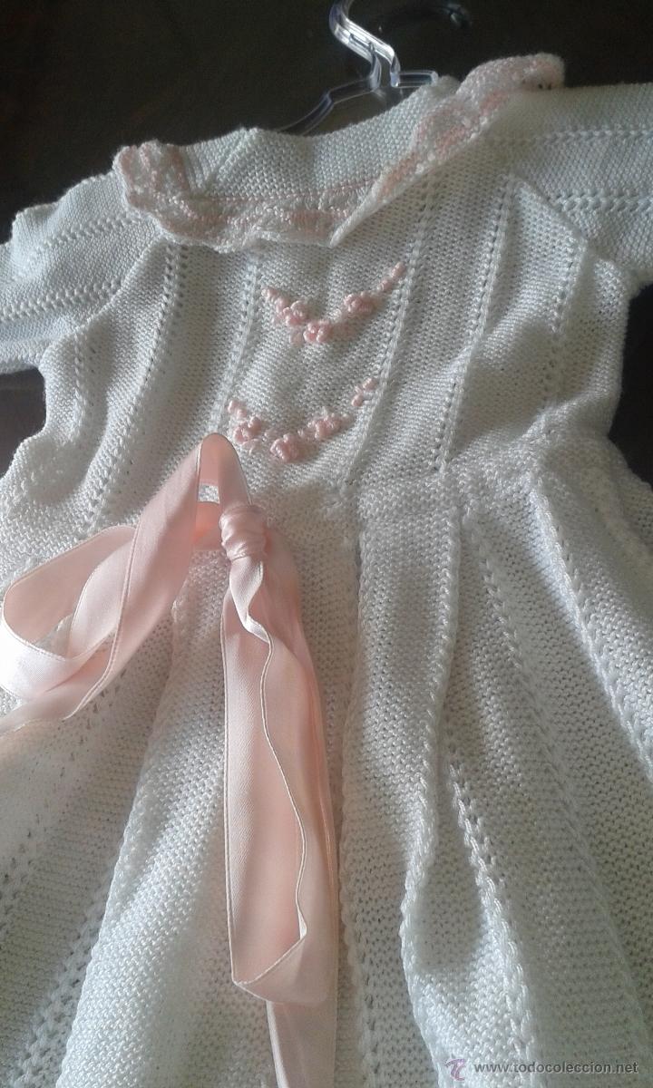 Antig&uuml;edades: BONITO VESTIDO DE BEB&Eacute;, DE PUNTO. - Foto 2